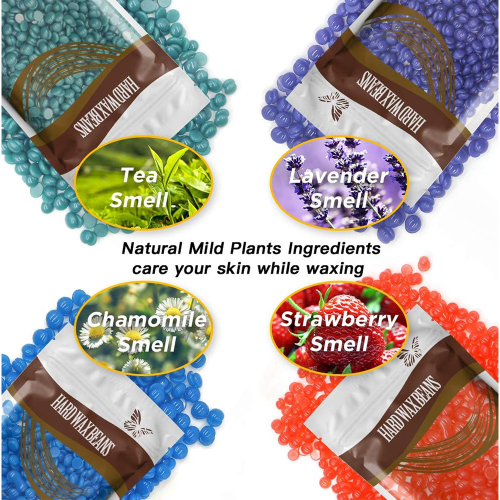 RioRand Wax Warmer Hair Removal Kit with Hard Wax Beans and Wax Applicator Sticks