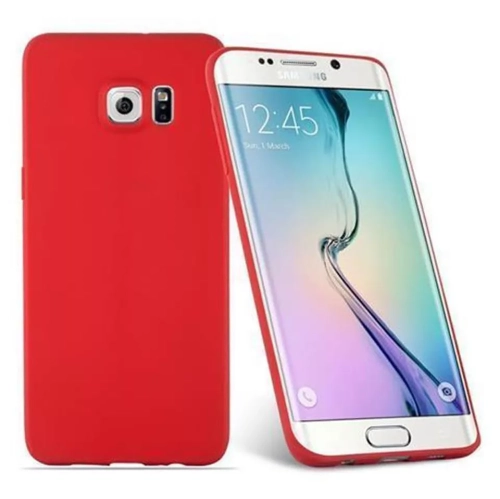 Couverture de protection pour Galaxy S6 Edge de Samsung – Rouge