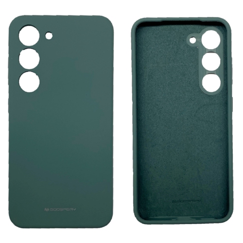 TopSave Goospery Liquid Silicone Gel Rubber Full Body Protection Cover Case For Samsung Galaxy S25 6.2-inch, Green