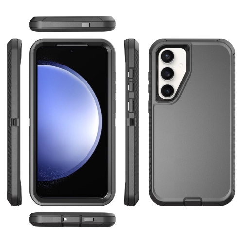 TopSave Shockproof Heavy Duty High Impact Resistant Rugged Hybrid Three Layer Armor Full Body Protection Case for Samsung Galaxy S25 6.2-inch