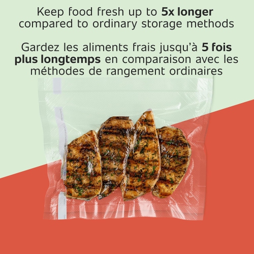 FoodSaver - 2 Pack Vacuum Sealer Rolls, 11in x 16ft, BPA Free