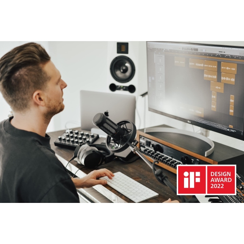 beyerdynamic PRO X M70 Professional Front-Addressed Dynamic Microphone with Storage Bag, Pop Filter, and Shock Mount