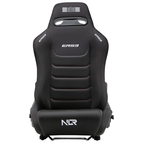 Next Level Racing ERS3 Elite Fabric/Mesh Reclining Racing Seat - Black