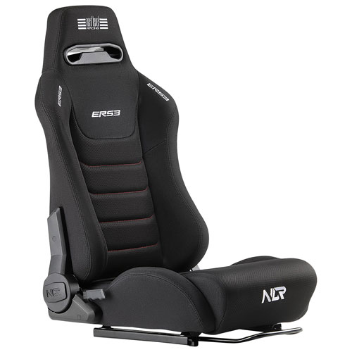 Next Level Racing ERS3 Elite Fabric/Mesh Reclining Racing Seat - Black