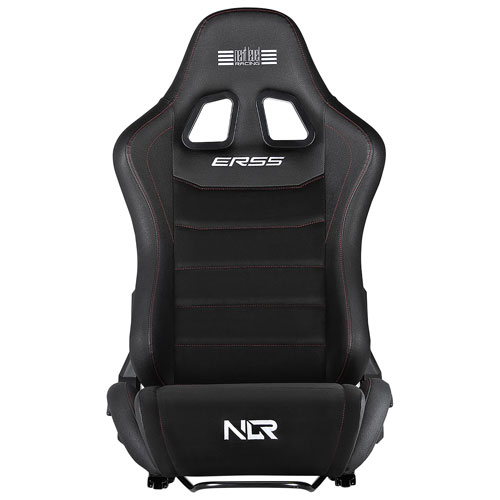 Next Level Racing ERS5 Elite PU Leather/Suede Reclining Racing Seat - Black