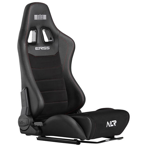 Next Level Racing ERS5 Elite PU Leather/Suede Reclining Racing Seat - Black