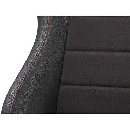 Next Level Racing ERS5 Elite PU Leather/Suede Reclining Racing Seat - Black