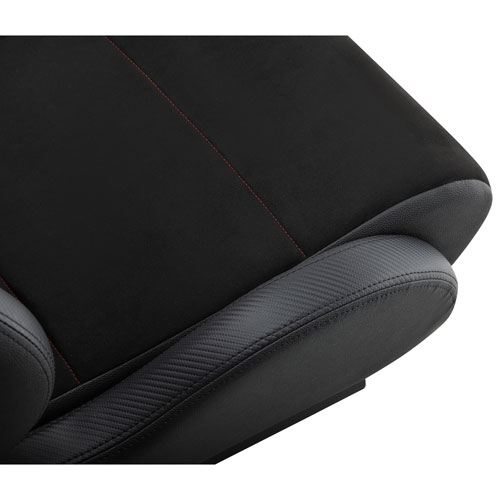 Next Level Racing ERS3 Elite PU Leather/Suede Reclining Racing Seat - Black