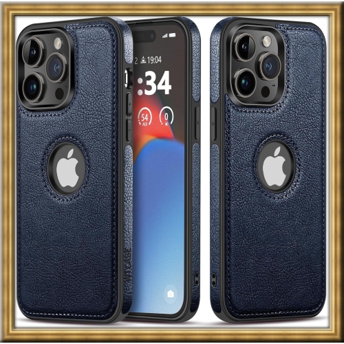 "BIG SALE" iPhone 15 Pro Max Leather Case, Thin Flexible Soft Grip Luxury PU Leather Cover Durable Anti-Scratch Full Phone Case