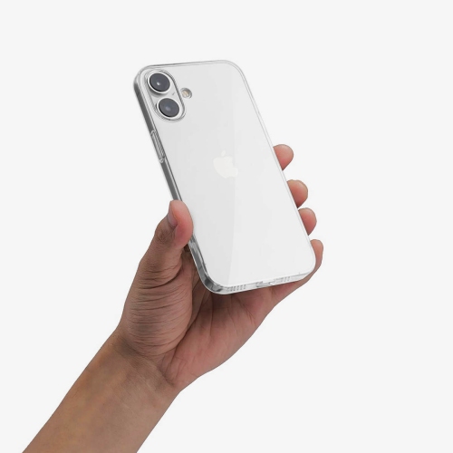 Étui antichoc Crystal Clear d'Adreama pour iPhone 16