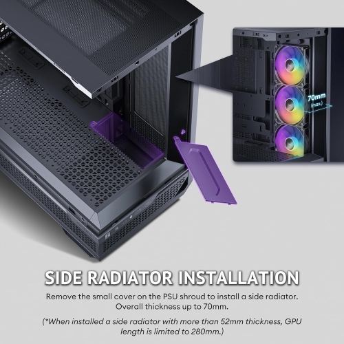 Antec C7 ARGB, RTX 40 GPU Support, 4 x 120mm ARGB PWM Fans Included