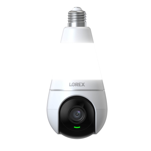 Caméra de surveillance intelligente avec ampoule Wi-Fi 2K de Lorex