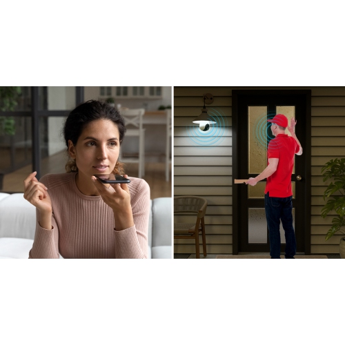 Caméra de surveillance intelligente avec ampoule Wi-Fi 2K de Lorex