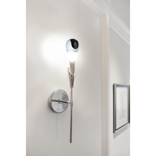 Caméra de surveillance intelligente avec ampoule Wi-Fi 2K de Lorex