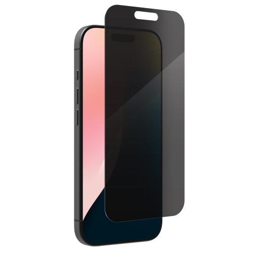 Protecteur d'écran antimicrobien en verre et de confidentialité Invisible Shield de ZAGG - iPhone 16 Pro