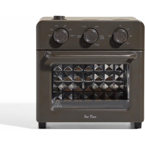 OUR PLACE  Wonder Oven | 6-In-1 Air Fryer & Toaster Oven \w Steam Infusion | Compact, Countertop Friendly, Fast Preheat, | Air Fry, Toast, Roast