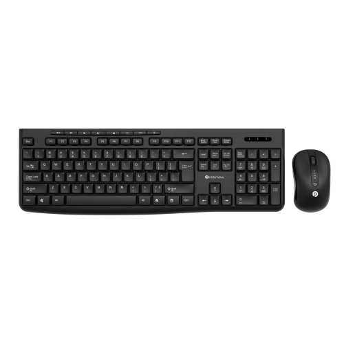Nu-Tone Intekview Wireless Bilingual Keyboard and Mouse kit-(KM100WL)