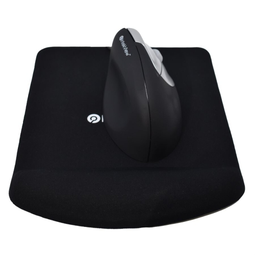 Nu-Tone Rectangle Gel wrist Mouse pad Black 180g -(EINTG180MP)