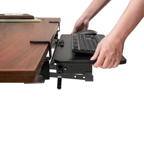 Nu-Tone IntekView Height Adjustable Clamp-On Keyboard Tray-(KT1040 )