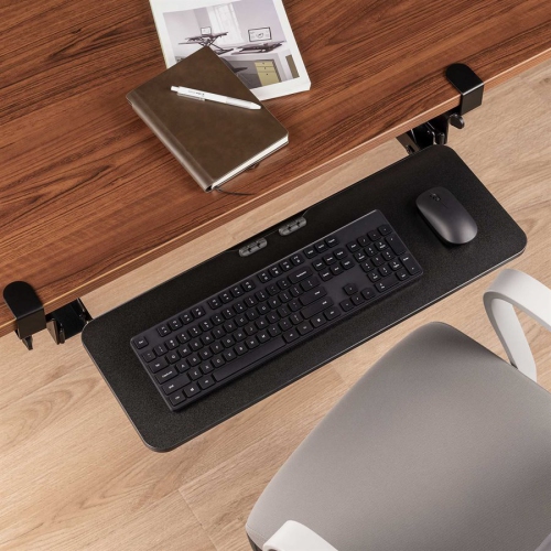 Nu-Tone IntekView Height Adjustable Clamp-On Keyboard Tray-(KT1040 )