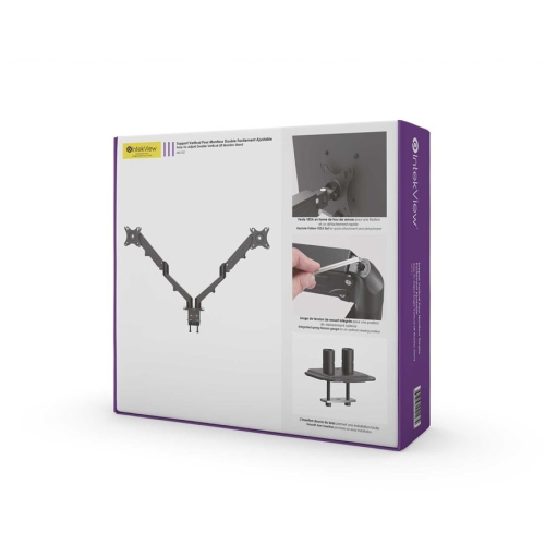 Nu-Tone IntekView Dual Monitor Mount with Gas Spring-(MS152 )