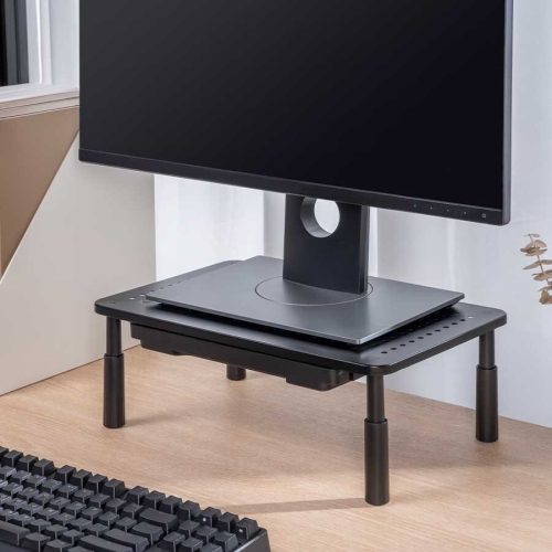 Nu-Tone Height Adjustable Computer Stand with Drawer-