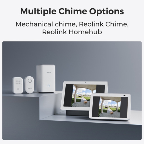 Reolink Wireless 2K Battery Video Doorbell Camera, 2.4/5 GHz WiFi, Person/Vehicle/Package Detection