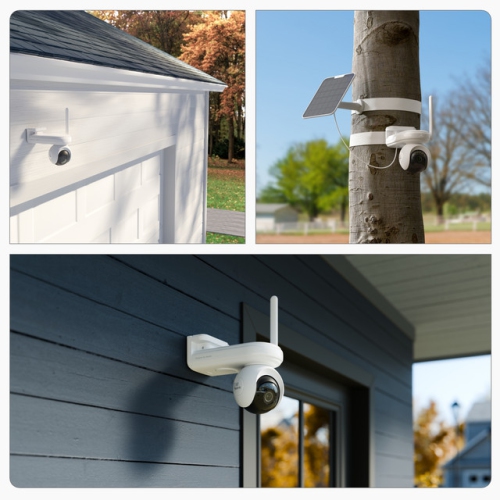 Altas PT Ultra de Reolink - Caméra de surveillance solaire sans fil extérieure 4K, suivi automatique panoramique/inclinable, vision nocturne ColorX,