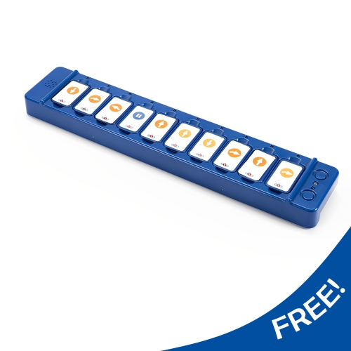 TTS Blue-Bot Classroom Pack Programmable Floor Robot with FREE Tactile Code Reader, See & Say Version, STEM Teaching Learning Coding Robotics