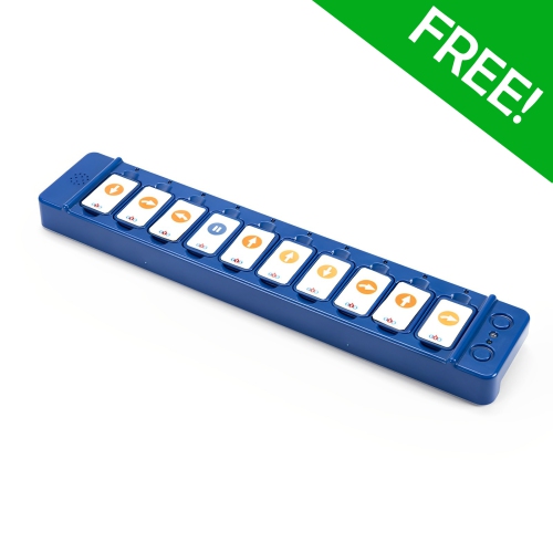 6 See & Say Blue-Bot Programmable & Rechargeable Robot with FREE Tactile Code Reader | STEM Educational Classroom Teaching & Learning Coding Robotics