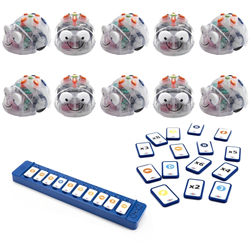 10 See & Say Blue Bot Coding Robot with FREE Tactile Code Reader & FREE Tactile Standard Extension Pack, STEM Educational Teaching & Learning Coding