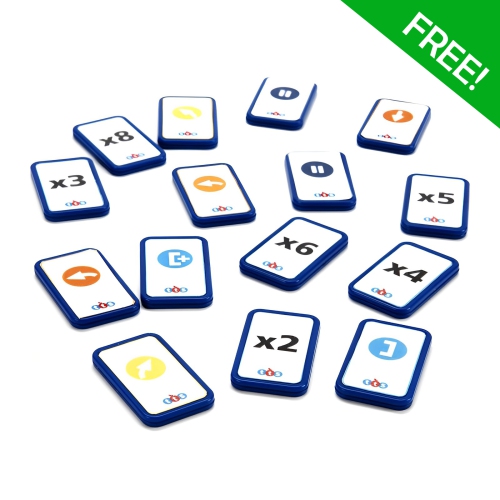 10 See & Say Blue Bot Coding Robot with FREE Tactile Code Reader & FREE Tactile Standard Extension Pack, STEM Educational Teaching & Learning Coding