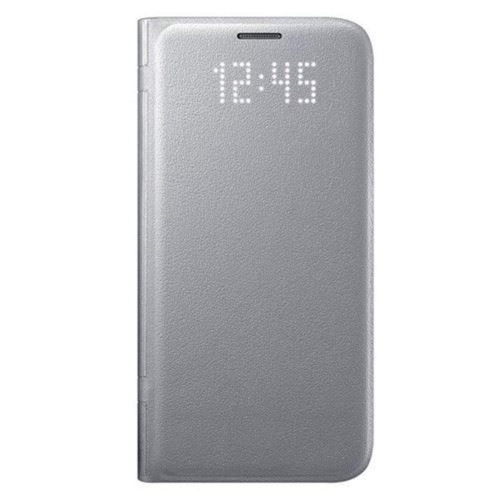 Samsung Galaxy S7 LED Flip Wallet Cover - Silver