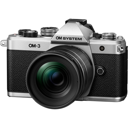 OM System OM-3 Mirrorless Camera Body with 12-45mm f4 PRO lens