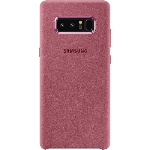 Étui Alcantara pour Galaxy Note 8 de Samsung – Rose foncé