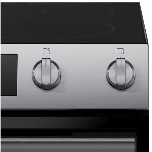 Bosch 100 Series 30" 5.8 Cu. Ft. True Convection Slide-In Electric Air Fry Range (HEF1050MC) - Stainless