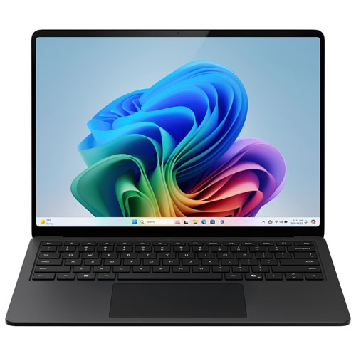 Image 1 of 7.. Refurbished Microsoft Surface Laptop 13.8" Touchscreen Copilot+ PC (Snapdragon X Plus/16GB RAM/512GB SSD) (2024) - Black
