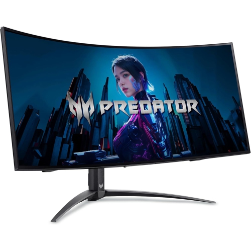 Boîte ouverte - Moniteur de jeu FreeSync Premium 0,03 ms incurvé AMD 240 Hz OLED de 34 po Predator d'Acer avec UWQHD et garantie de 2