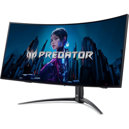Boîte ouverte - Moniteur de jeu FreeSync Premium 0,03 ms incurvé AMD 240 Hz OLED de 34 po Predator d'Acer avec UWQHD et garantie de 2