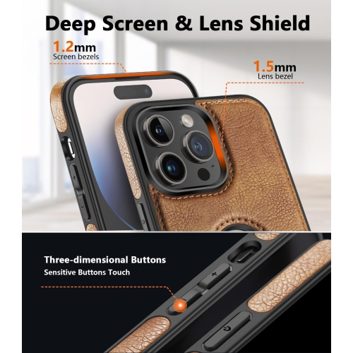 "BIG SALE" For iPhone 13 Pro Max, Leather Case, Thin Flexible Soft Grip Luxury PU Leather Cover Durable Anti-Scratch Full Phone Case