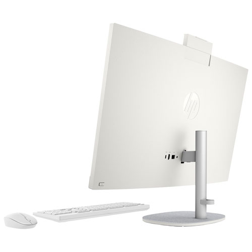 HP 27" All-In-One PC - Shell White/Dark Grey (AMD Ryzen AI 7 350/16GB RAM/1TB SSD/Windows 11) - Only at Best Buy