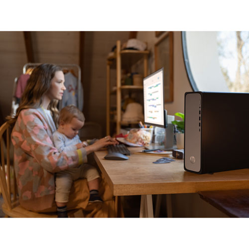 Ordinateur de bureau mince OmniDesk de HP - Noir - Exclusivité Best Buy