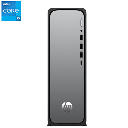 HP OmniDesk Slim Desktop PC - Black (Intel Core i5-14400/16GB RAM/1TB SSD/Windows 11) - Only at Best Buy