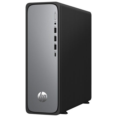 HP OmniDesk Slim Desktop PC - Black (Intel Core i5-14400/16GB RAM/1TB SSD/Windows 11) - Only at Best Buy