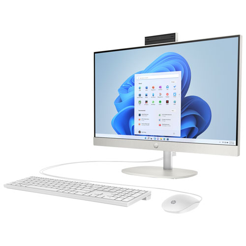 Ordinateur tout-en-un de 24 po de HP - Blanc - Exclusivité de Best Buy