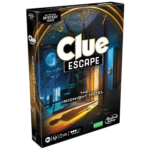 Hasbro Gaming Clue Escape: The Midnight Hotel 1-6 players, ages 10+, 90-120 minutes