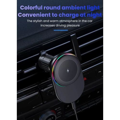 Car Wireless Charger Auto Car Mount Phone Holder Stand For iPhone 16 15 14 13 Samsung Xiaomi 15W Fast Charging