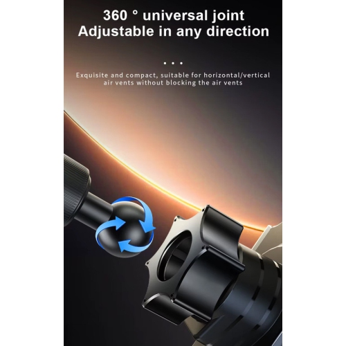 120W Magnetic Charger Car Phone Holder 15W Fast Wireless Charging Autocar Phone Stand Touch Control Lights for iPhone Xiaomi