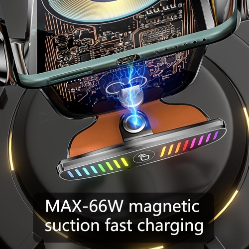 Car mobile phone holder, car wireless charging magnetic mobile phone charger