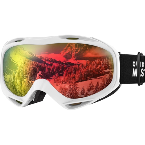 OTG Ski Goggles - Over Glasses Snowboard/Ski Goggles for Women, Men & Youth Anti Fog Snowboard Goggles- 100% UV Protection